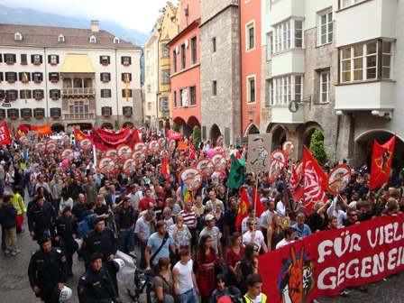 Gegendemo Festkommers